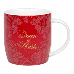 Кружка 400 мл "Royal Family Queen of Hearts" красная 12,3x9,2 см Костяной фарфор ББ83535