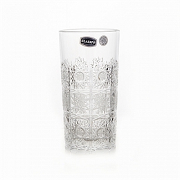 Набор стаканов 350 мл 6 шт "Хрусталь Снежинка без декора" Glasspo ББ38142