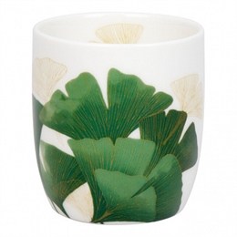 Кружка 230мл."Ginkgo" зелёная 7,5x8 см Костяной фарфор ББ83523