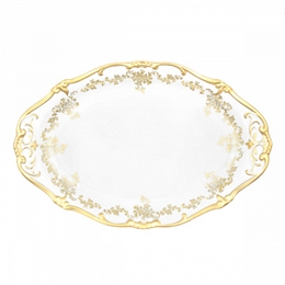 Блюдо овальное 32 см "Кастэл" ББ3237