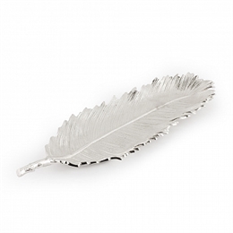 Блюдо 51 см "Лист" Royal Family серебряное ББ84853