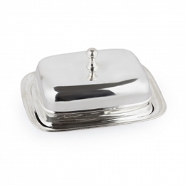 Масленка 18x13см Royal Family серебряная ББ79285