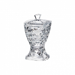 Доза с крышкой на ножке 24,5 см "Факет" ББ35249