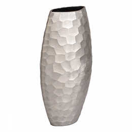 Ваза для цветов 42 см "Diamond" серебряная ББ79430