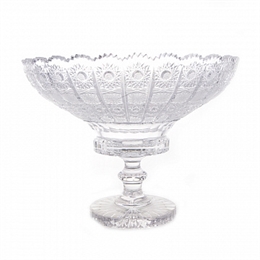 Ваза для фруктов на ножке 30,5 см "Хрусталь Снежинка" ББ48554