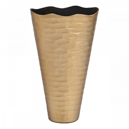 Ваза для цветов 32 см "Mavis" золотая ББ79401