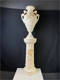 Комплект Астория Бежевая (Ваза + Колонна) 135 см 000712