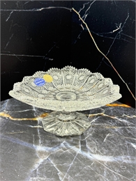 Конфетница на ножке 15 см (арт. 1935), хрусталь снежинка, Bohemax 001459