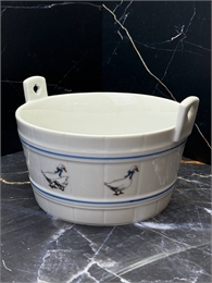 Кашпо корзинка 15 см Гуси, Dubi 000309