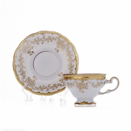 Набор чайных пар Weimar Porzellan на 6 персон, 12 предметов "Кастэл", 210 мл ББ6634