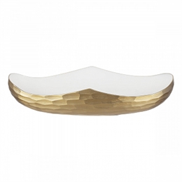 Ваза для фруктов 37х16 см "Mavis" золотая ББ79398