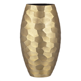 Ваза для цветов 42 см "Diamond" золотая ББ79493