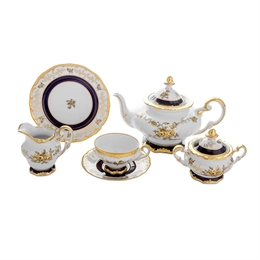 Сервиз чайный на 6 персон 21 предмет "Анна Амалия" (чашка 200 мл) ББ48814