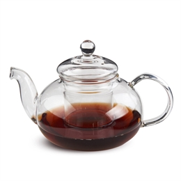 Чайник из жаропрочного стекла 600 мл "Смородина" с заварочной колбой ББ83408