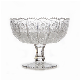Ваза для конфет на ножке 15,5 см "Хрусталь Снежинка" ББ35948