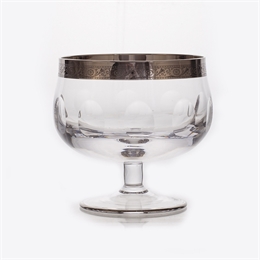 Ваза для конфет на ножке 13 см "Kvetna Джесси платина" ББ15489