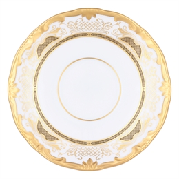 Набор блюдец 13 см 6 шт "Симфония золотая" ББ12705