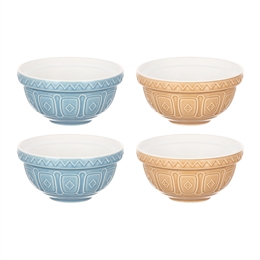 Набор чаш Cane, 12 см, 4 шт, коричневый, серо-голубой ББ81280