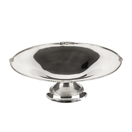 Ваза для фруктов на ножке 29 см Royal Family серебряная ББ79259