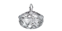 Конфетница с крышкой "NOVA OLD  Pinwheel", 15 см Crystal BOHEMIA БСС0452