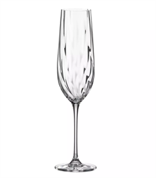 Набор бокалов для шампанского Crystalite Bohemia URIA Optic 270 мл (6 шт) 69798
