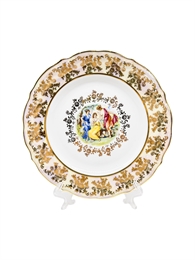 Тарелка десертная Мадонна Перламутровая 19 см / 1 шт / Royal Czech Porcelain 001027