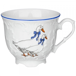 Чашка 100 мл Rococo, декор "Гуси" Cmielow 001635
