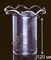 Декоративная стеклянная юбочка / плафон для люстры 120 мм Bydzov - фото 11853