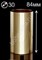 Металлический стаканчик с позолотой / плафон для люстры 84 мм Bydzov - фото 11854