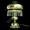 Настольная лампа "Абажур" зеленая лепка - фото 12679