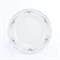 Набор тарелок Thun Констанция серый орнамент отводка платина 19 см (6 шт) - фото 13760