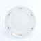 Набор тарелок Thun Констанция серый орнамент отводка платина 21 см (6 шт) - фото 13761