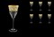 Набор бокалов для вина Astra Gold Allegro Fiesole Golden Light Decor 190мл (6 шт) - фото 13880