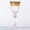 Набор рюмок Кристина для водки Bohemia Gold Костка матовая 60мл(6 шт) - фото 14153