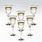 Набор рюмок для водки хрусталь с золотом Филиция Bohemia Max Crystal 60 мл(6 шт) - фото 15102