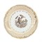 Блюдо круглое Sterne porcelan Охота Бежевая 30 см - фото 15162