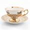 Набор чайных пар Sterne porcelan Охота Бежевая 220 мл(6 пар) - фото 15169