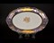 Блюдо овальное 39 см Мария Луиза Кленовый лист Синний - фото 15241