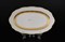 Блюдо овальное Carlsbad Мария Луиза матовая полоса 26 см - фото 15244