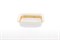 Салатник квадратный Carlsbad Мария Луиза матовая полоса 16 см - фото 15258