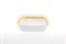 Салатник квадратный Carlsbad Мария Луиза матовая полоса 23 см - фото 15259