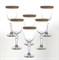 Набор бокалов для вина Crystalite Bohemia Матовая полоса Кристина 220мл (6 шт) - фото 15430