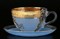 Набор чайных пар Bohemia Версаче Охота синяя 220 мл(6 пар) - фото 15845