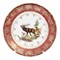Набор тарелок Carlsbad Фредерика Охота Красная 19 см(6 шт) - фото 16267