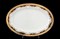 Блюдо овальное Thun Кристина Черная Лилия 36см - фото 16334