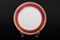 Набор тарелок Thun Луиза Мантия Бордо 19см (6 шт) - фото 16368
