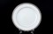 Набор тарелок Thun Опал Платиновая лента 21см (6 шт) - фото 16500