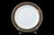 Набор тарелок Thun Опал Широкий кант платина золото 21см (6 шт) - фото 16544