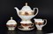 Чайный сервиз Falkenporzellan Donna bordeaux gold 6 персон 17 предметов - фото 16781