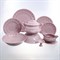 Столовый сервиз на 6 персон 25 предметов Соната Мелкие цветы Розовый фарфор - фото 16900
